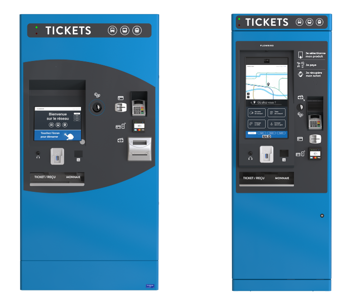 Flowbird self-service ticket vending machines